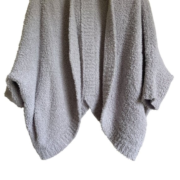 Barefoot Dreams Cozy Chic Gray Open Cardigan Sweater Size Small Loungewear Cozy - Picture 8 of 13